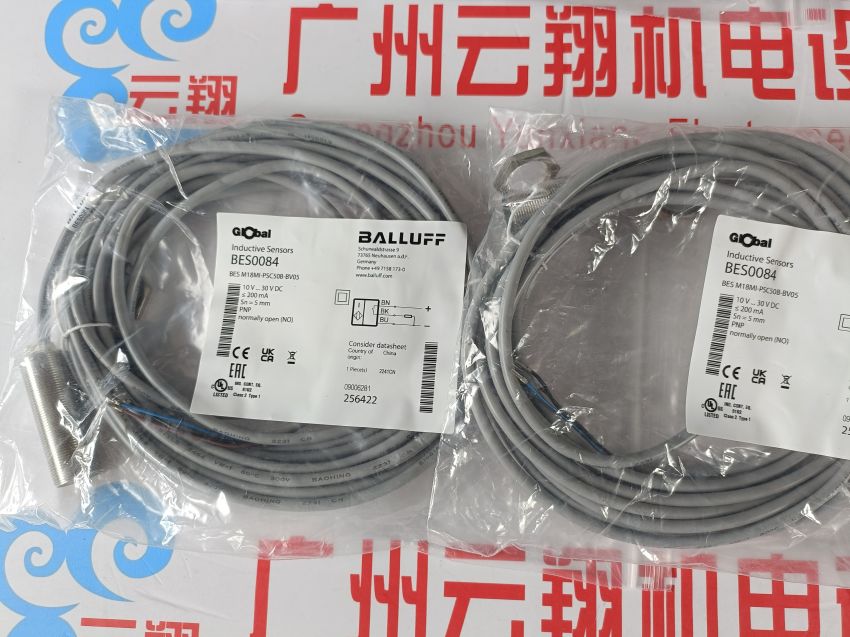 Balluff巴鲁夫 BES01PH+BES M08EH-PSC20B-S04G 电感式传感器