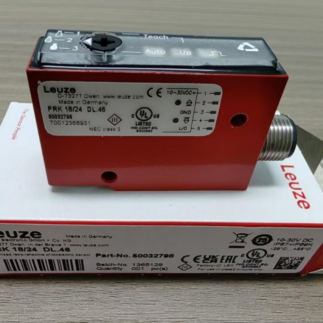 德国劳易测Leuze 连接电缆KD U-M12-5A-V1-050欢迎咨询