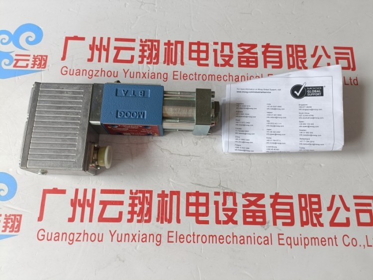 美国穆格MOOG伺服阀穆格伺服阀D791-5016 S10JORO6VSA0-P