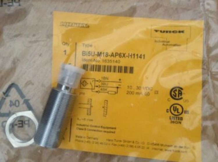 电感式传感器BI8U-EM18WD-AP6X-H1141原装图尔克TURCK