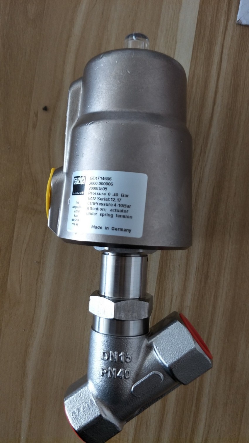 JAKSA长脖低温阀 液氮 黄铜 真空设备 试验设备 机械 电磁阀