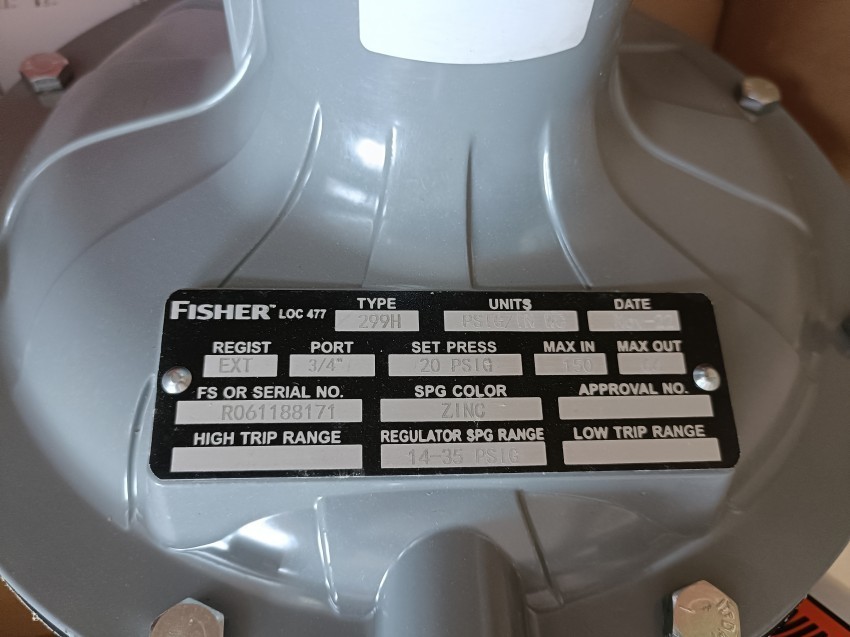 fisher燃气减压阀627-496,